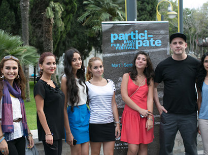 American artist Mark Jenkins' project presented in Baku